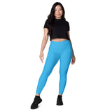 Blue DeVelinorse Leggings with pockets