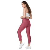 Pink Leggings with pockets