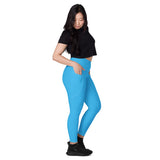 Blue DeVelinorse Leggings with pockets