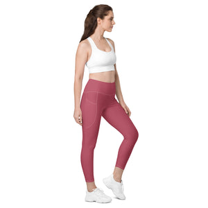 Pink Leggings with pockets