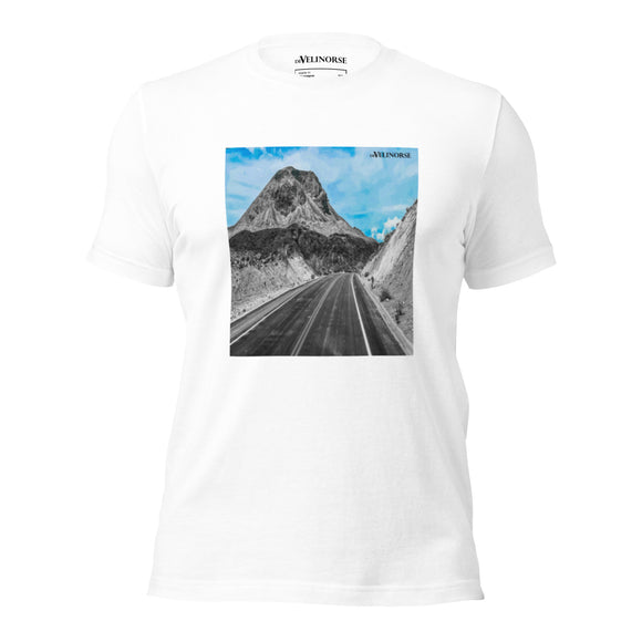 'Grey Road' cotton lightweight t-shirt