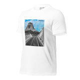 'Grey Road' cotton lightweight t-shirt